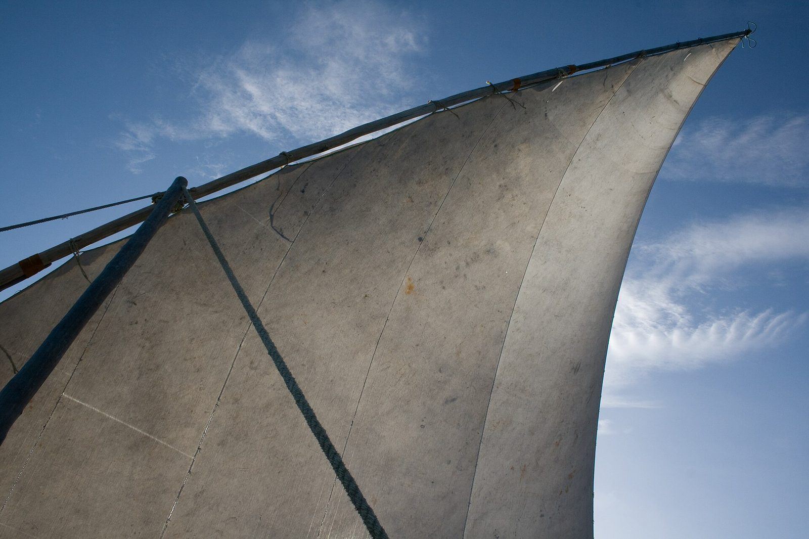 Dhow sail over Zanzibar