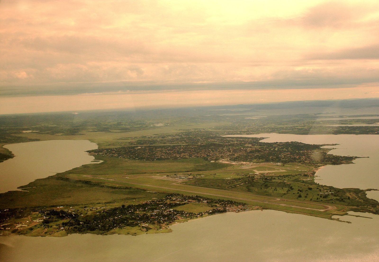 Entebbe on Lake Victoria, the road home
