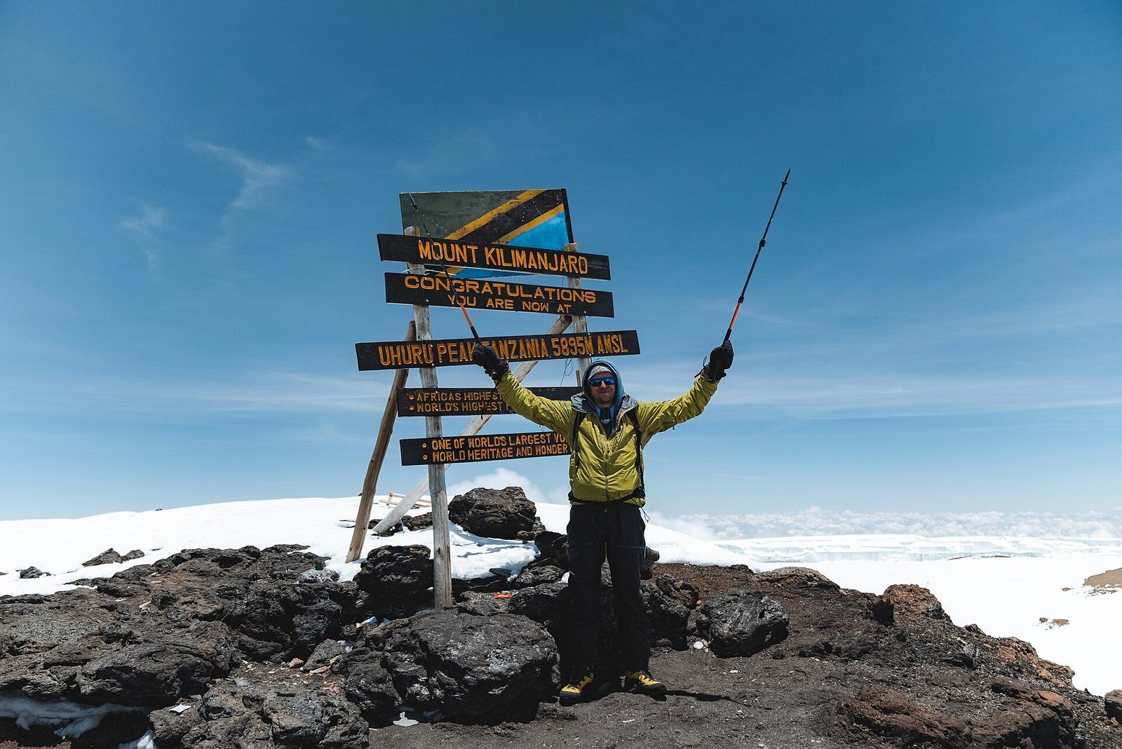 Uhuru Peak at dawn